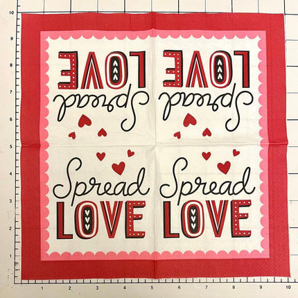 Spread Love Valentine’s Day Napkins -24 pcs