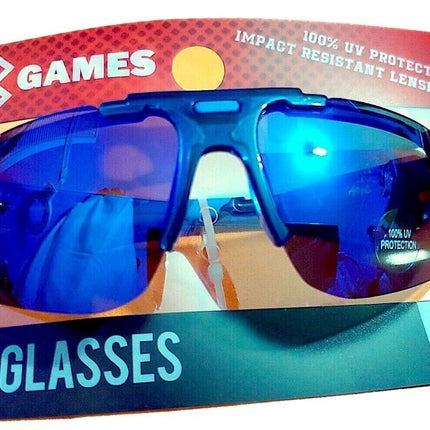 Kids' X-Games Blue Tinted Wrap Sunglasses UV400