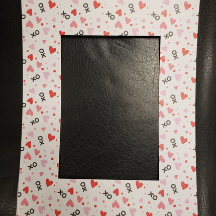 Valentine's Day Picture Frame Card Board Insert