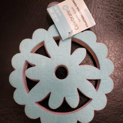 Felt Easter Coasters Set of 4 - Assorted Colors