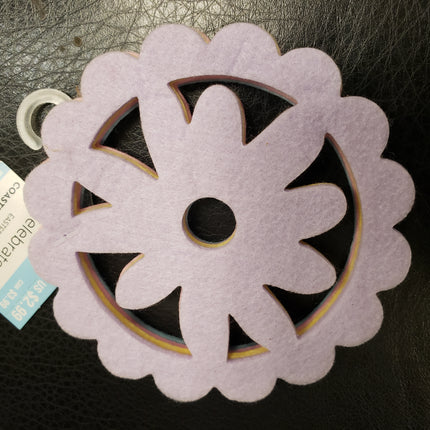 Felt Easter Coasters Set of 4 - Assorted Colors