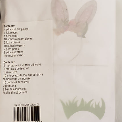 Creatology Easter Bunny Headband Craft Kit for Kids