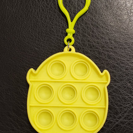 Easter Basket Fidget Poppers - Yellow Clip-On Toy