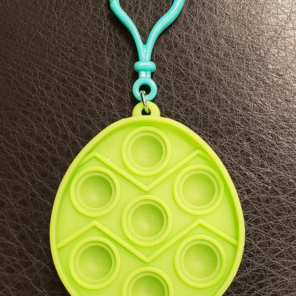 Neon Green Easter Egg Fidget Popper Toy 2.7"