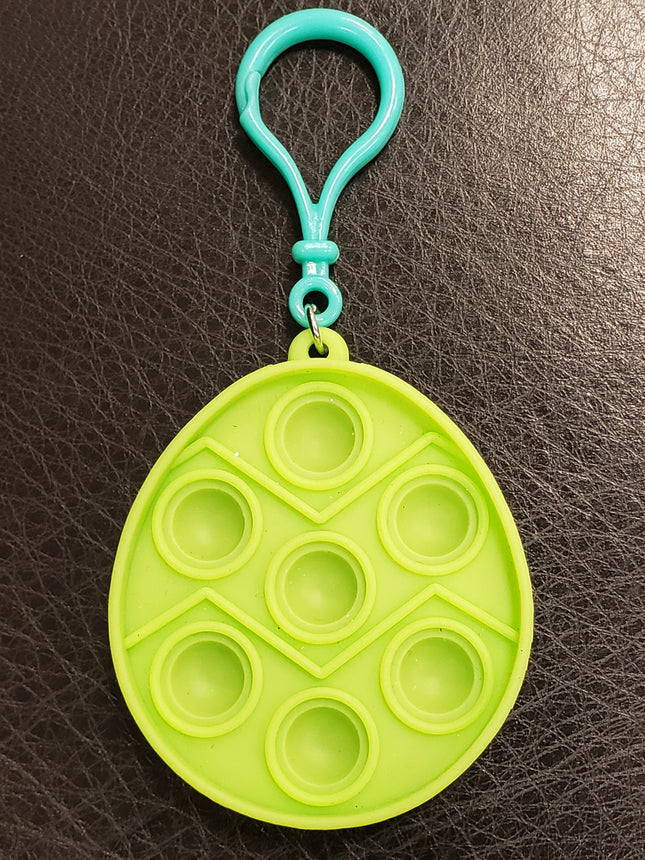 Neon Green Easter Egg Fidget Popper Toy 2.7"