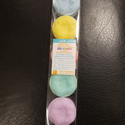 Back To Class 5-Pack Stackable Creatology Markers