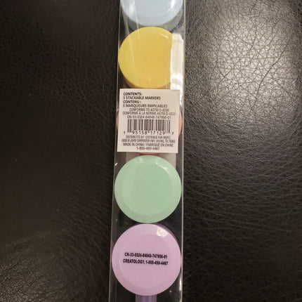 Back To Class 5-Pack Stackable Creatology Markers