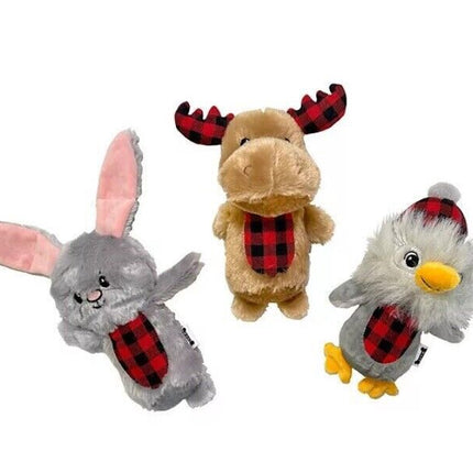 Woof 3-Pack Holiday Squeaker Dog Toys