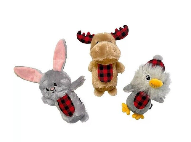 Woof 3-Pack Holiday Squeaker Dog Toys
