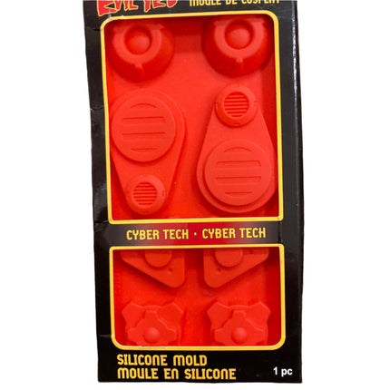 Evil Ted Halloween Cyber Tech Cosplay Mold 8x5in