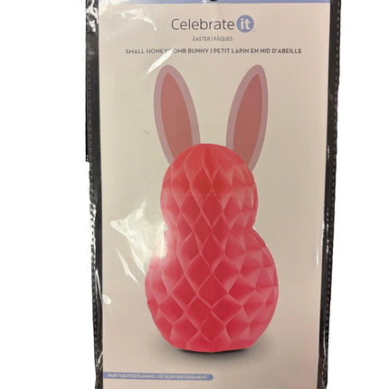 Celebrate It Easter Honeycomb Bunny – Small (4.6" W × 9" H)