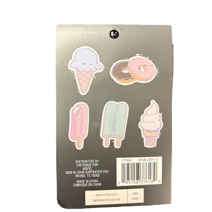 Summer Ice Cream Wooden Craft Shapes – DIY Wood Décor Set (5 Pieces)