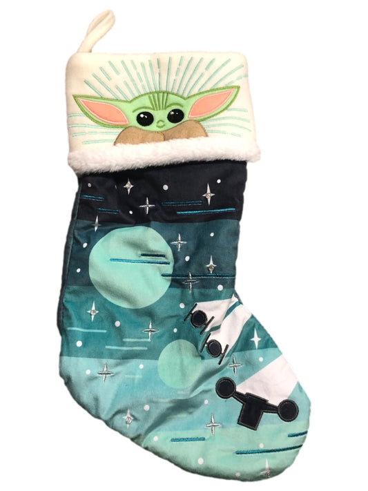 Star Wars LED Light Up Baby Yoda The Child Madalorian Holiday Christmas Stocking