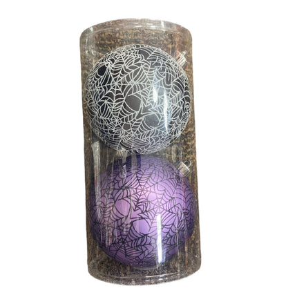 Ashland Halloween Spiderweb Ornaments 6in