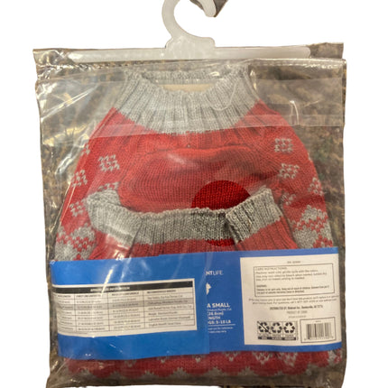 Vibrant Life Red Spoiled Pet Sweater 10.5in 5-10LB XS