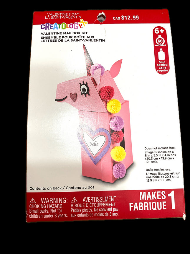 Unicorn Valentine Mailbox Kit by Creatology