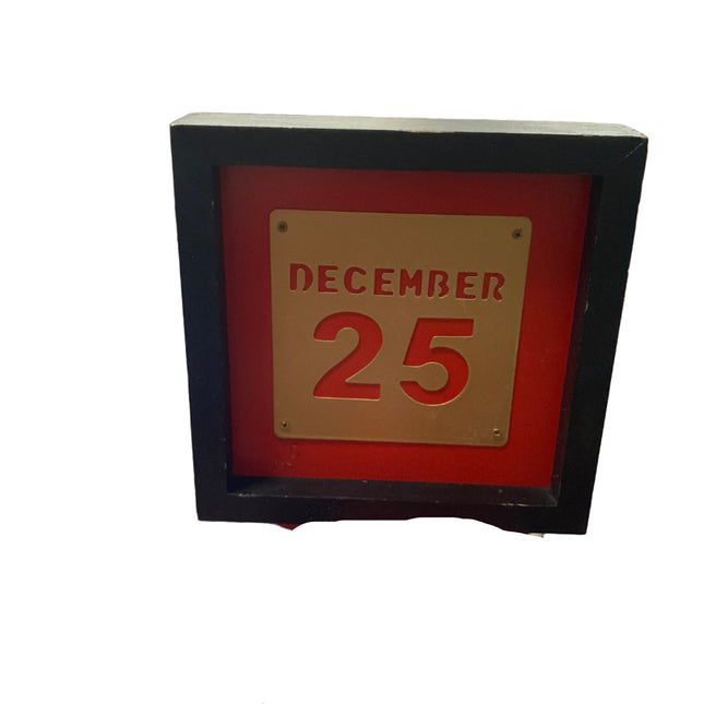 Ashland Christmas December 25 Table Decor Sign 7x7in