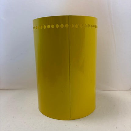 Yellow Sugar Skull Tealight Candle Holder 8 x 5.5 in