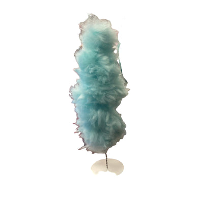 Ashland Christmas Small Blue Fluffy Tree Table Decor 10in