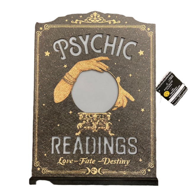 Ashland Halloween Psychic Readings Lit up Board 13.5x10in