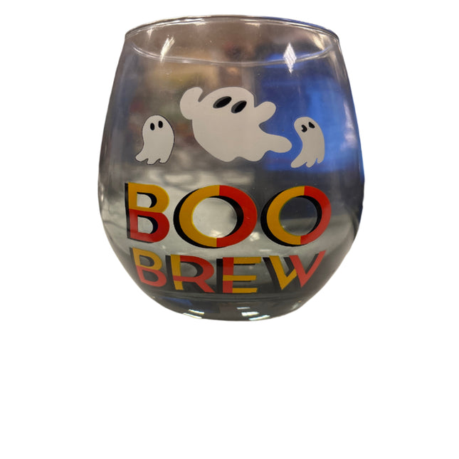 Celebrate It Halloween Party Wine Glass 4.5” x 3” x 3”