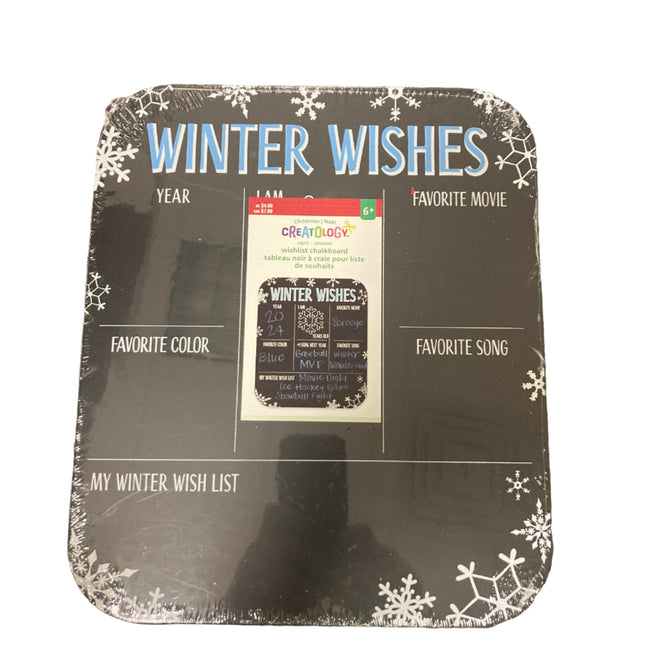 Creatology Wishlist Chalkboard Wall Decor 12x10in