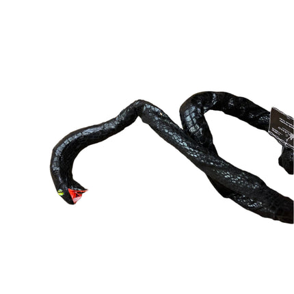 Ashland Halloween Coiled Black Cobra Snake Decoration 35x2in