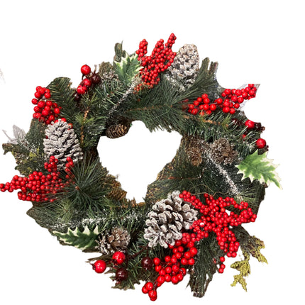 Ashland Christmas Pinecone & Pine Decorative Wreath 18in