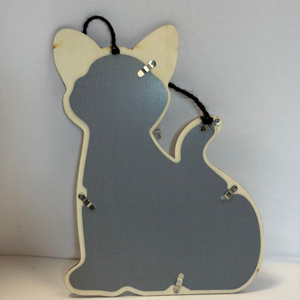 Skeleton Cat Wood Wall Décor 11.5 x 8 in