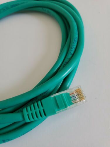 Cat5e Patch Cable 10ft – Green RJ45 Molded