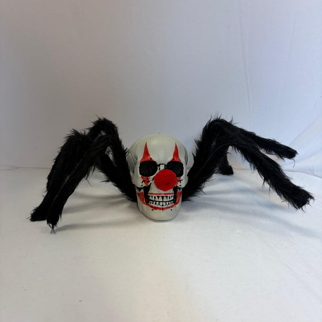 Clown Skull Spider Halloween Decor