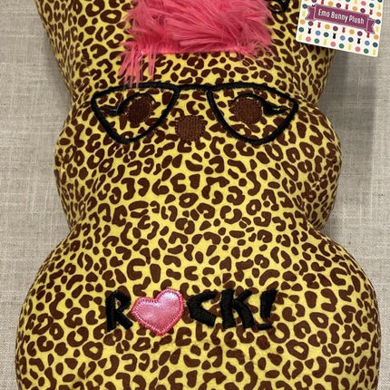 Peeps Emo Bunny Plush – 14 Inch Leopard Rocker