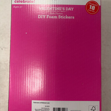 Valentine's Day DIY Foam Stickers Makes 18 Cards by Way to Celebrate