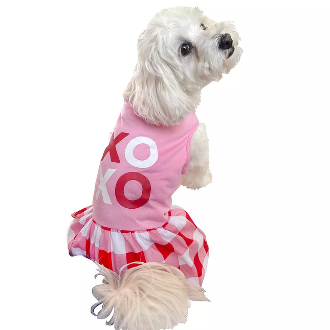 Woof Pet Apparel Dress – XOXO Valentine's Style