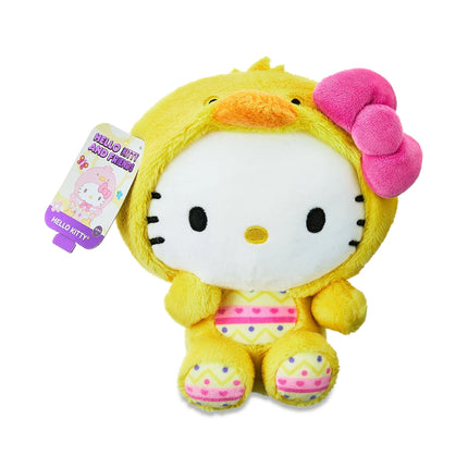 Hello Kitty and Friends 8” Hello Kitty in Chick Outfit - Ultra Soft Easter Plush Toy