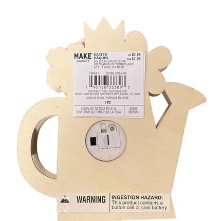 Make Market DIY LED Plywood Décor – Watering Can Design