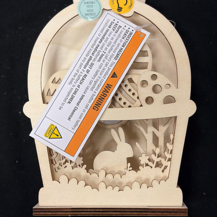 Make Market DIY LED Plywood Décor – Easter Basket Scene (Tabletop Décor)