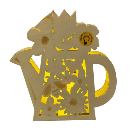 Make Market DIY LED Plywood Décor – Watering Can Design