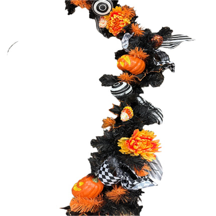 6ft Ashland Jack-O-Lantern Garland