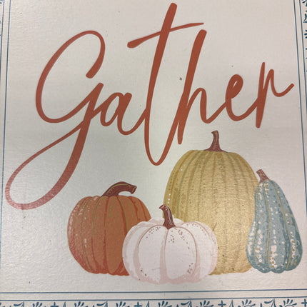 Ashland Gather Around The Table Décor 7” x 7” x 1.5”