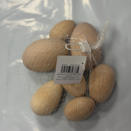 Mixed Solid Wood Eggs by Make MarketÂ®, 7ct.