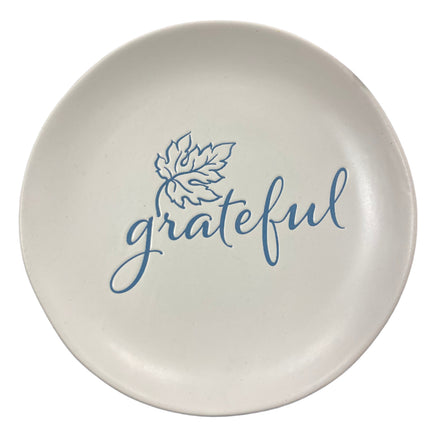 Celebrate it Fall Grateful Plate  9in Diam