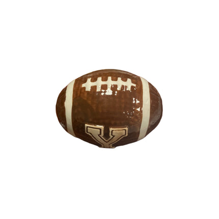 Celebrate it Ceramic Football Letter Y 4x3in