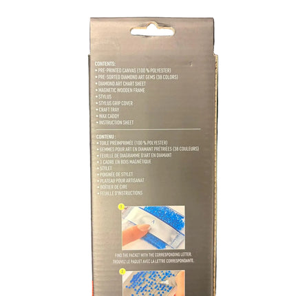 Colorful Parrot Diamond Art Kit with Frame – 11" x 14" DIY Craft