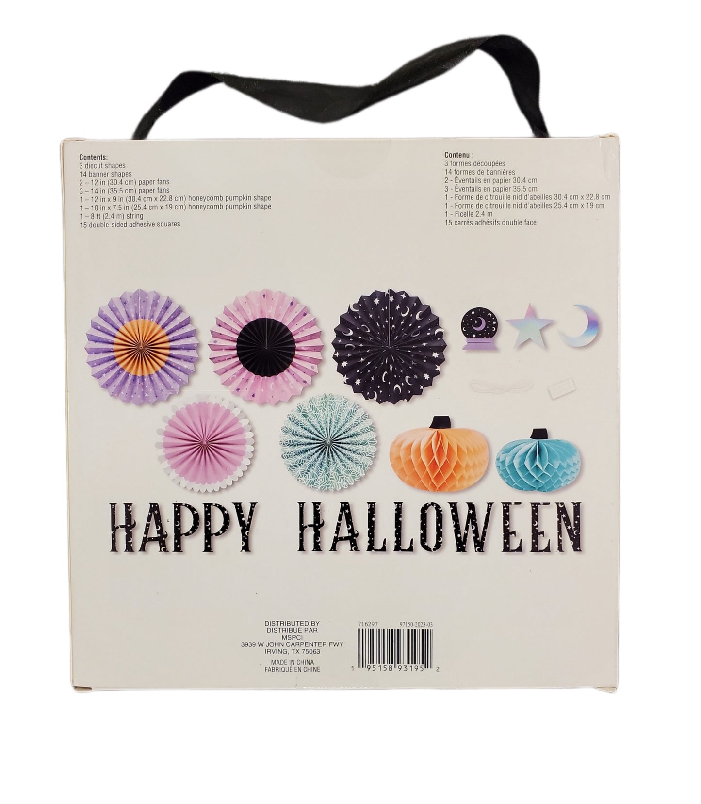 CELEBRATE IT, HALLOWEEN DECOR KIT, SWEET AND SPOOKY, MAKES 8