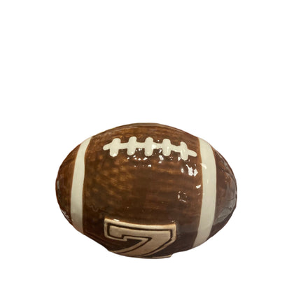 Celebrate it Ceramic Football Letter Z 4x3in