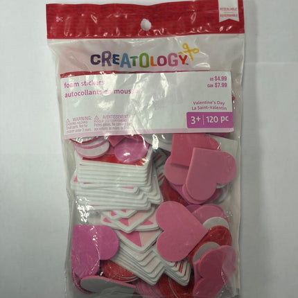 Creatology Valentine's Foam Stickers Autocollants 120 PC