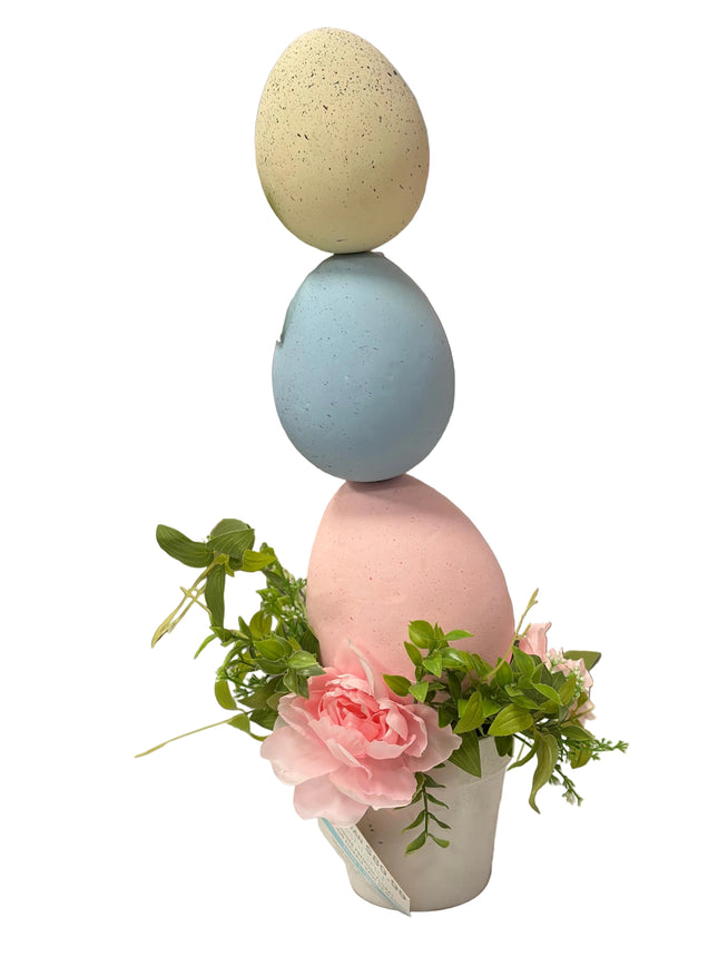 Ashland Designer Premium Painted Egg Topiary – 25 Inches