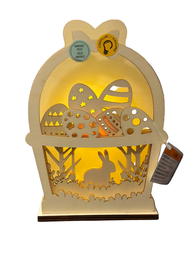 Make Market DIY LED Plywood Décor – Easter Basket Scene (Tabletop Décor)