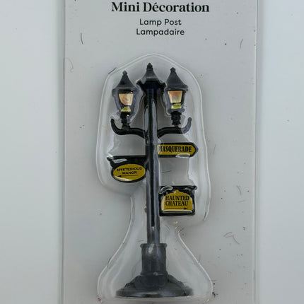 Mini Halloween Lamp Post Decoration